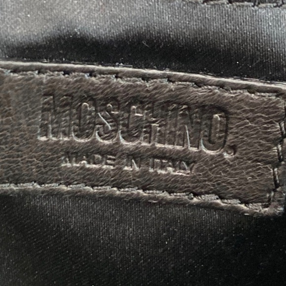 Authentic Pre-Owned Moschino Big Muffin Bag Black Nappa Leather - Picture 9 of 16